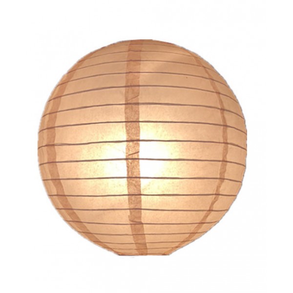 8" Paper Lantern Pink Blush Regular Wire 